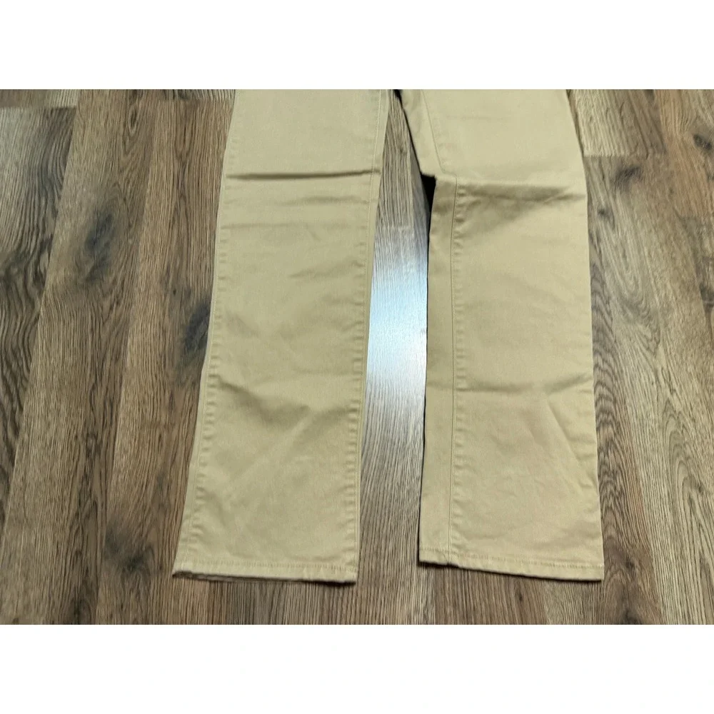 GAP Kids Pants Youth Boys Size 12 Brown Khaki Pants Adjustable Waist Inside